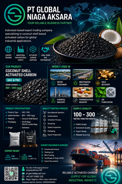 Coconut shell-based Granular Activated Carbon IV 800-1200 low moisture&ash superior hardness - Image 6