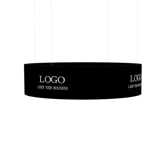 Portable Lightweight Reusable Aluminum Tube Trade Show Equipment Ceiling Hanging Banner - Image 2