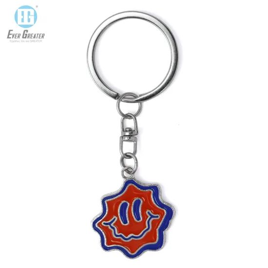 Sublimation Hard Enamel Keychains Custom Metal Keychain Origin China Shape Customized Feature Anti Rust HS Code - Image 3