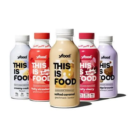 yfood Fruity Peach Ready to Drink Complete Meal 6 x 500 ml all flavors for wholesale and export worldwide . - Image 3