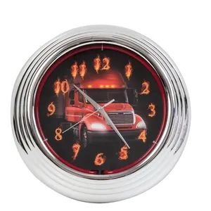 Every Scene Plastic Frame Precise Timing Circular Decorative Wall Clock - Image 4