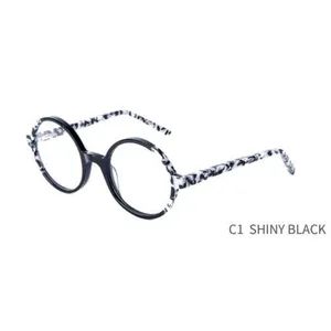 Boa-1177 High Quality Circular Optical Acetate Eyewear Circular Eyeglass Frames - Image 3