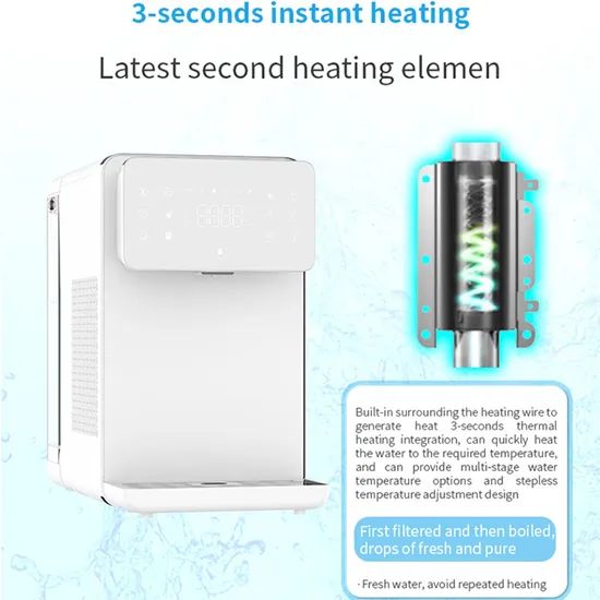Smart Cold and Hot Water Purifier Dispenser Automatic Electric Table Top Reverse Osmosis Filter Water Dispensers - Image 3