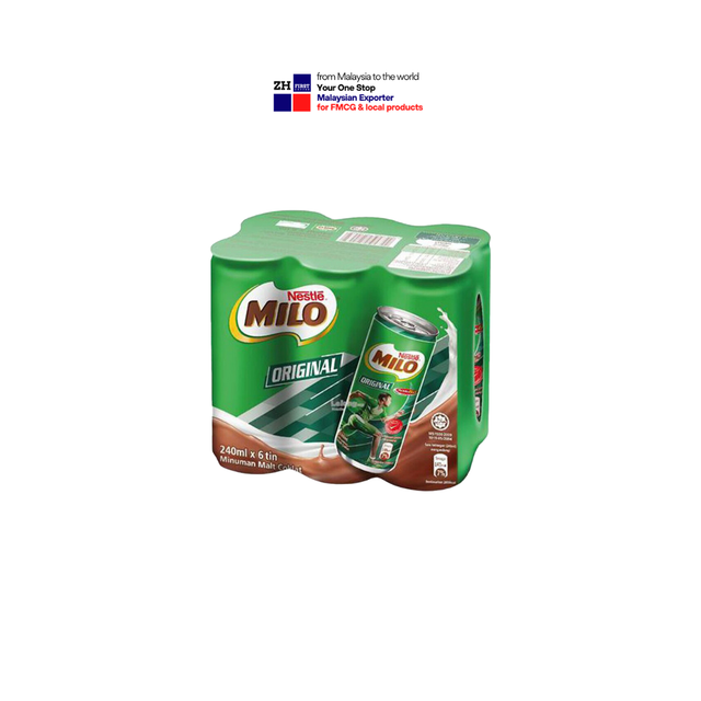 MI LO Can pack of 6 Original 240ml multipack ActiveGo chocolate malt cocoa milk drink Malaysia direct factory Wholesale bulk buy - Image 3
