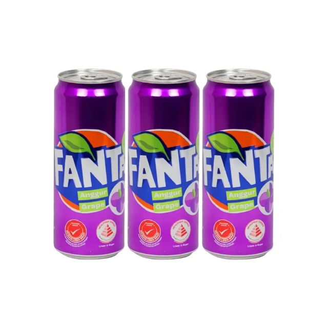 Classic Fanta Grape Soft Drink 320ml Can Original Grape Flavour Carbonated Beverage Premium Quality Ideal For Party Events Retail Shop And Food Service Use - Image 2