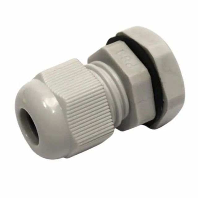 PVC Cable Gland Color Gray Material PVC Thread Length 5 cm Cable Diameter 25 mm Protection Class IP 65 Temperature Range -20 to 80 Degree - Image 1