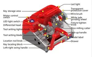 Factory Diret Sale Locksmith Supplies Flat Key Cutting Machine - Image 5