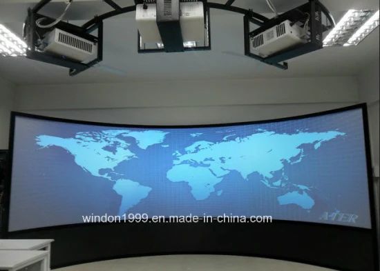 FC150H10 150Inch Curved Projection Screen 16:9 Wall Mounted Flexible ...