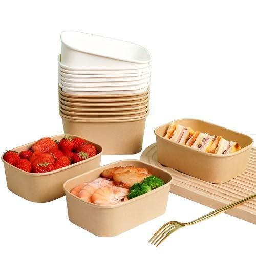 Kraft paper salad bowl - Image 3