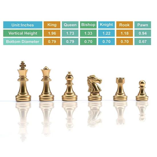 Custom Design Hand Made Deluxe V Chess Games Chessboard Plastic Chess Set Board - Image 5