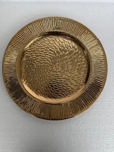 Elegant Round/Square Gilded Embossed Pattern Decorative Tableware with Wholesale Price - Image 2