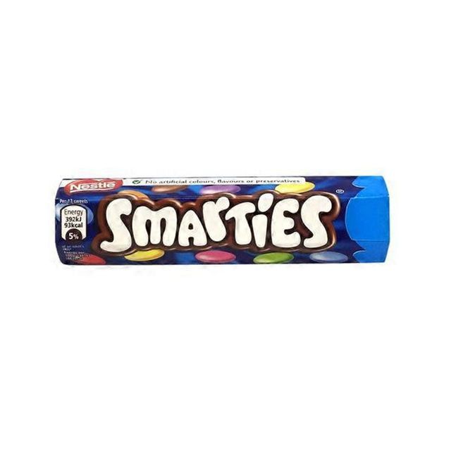 Chocolate Smarties Candy Pieces Colorful Sugar Coated Sweet Snack Bite Size Fun Treat For Kids Lunch Box - Image 5