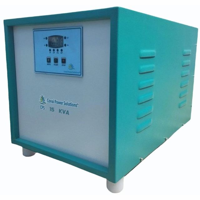 15 KVA Single Phase Servo Voltage Stabilizer Weight 48kg Capacity 15 KVA Phase Single Phase Material Mild Steel Payment Terms - Image 2