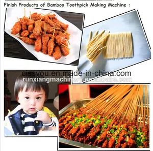 One Two Point Bamboo Wood Toothpicks Making Production Line Machine - Image 4