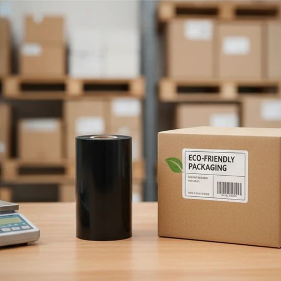 Premium Black Resin Barcode Ribbon for Zebra Sato Argox Printers - Image 1
