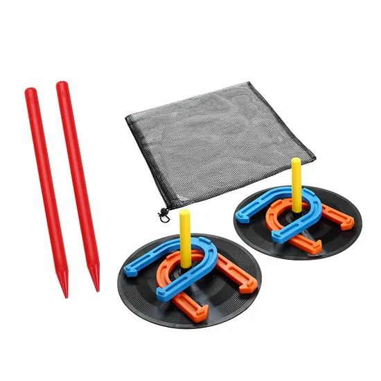 Rubber Horseshoes Game Set Includes Horseshoes - Image 1