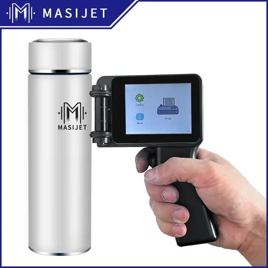 Portable Handheld Inkjet Date Coding Machine Fast Dry Ink 600dpi Resolution for Food Bags Packages for Flex Egg Printing - Image 1