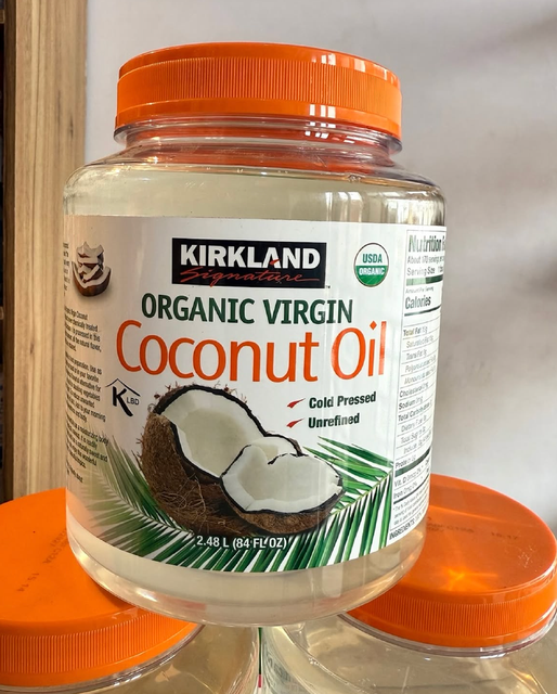 PREMIUM ORGANIC COCONUT OILS | Kirkland Signature Organic Coconut Oil Cold Pressed & Unrefined 2.48L - Image 1