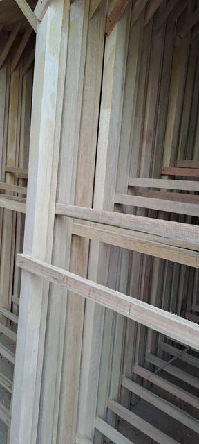 Wooden Chaukhat And Windows Color Brown Height 8 Feet Wood Species Teak Shape Rectangular Wood Grade A Grade I Deal In New - Image 2