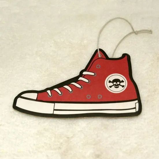 Custom Popular Shoes Paper Car Perfume Air Freshener - Image 2