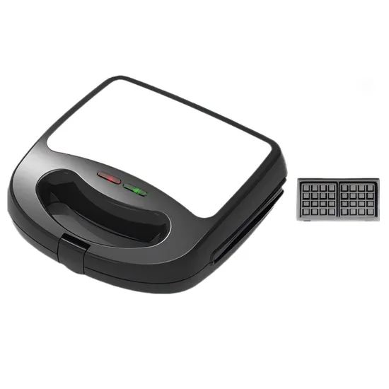 2-Slice Multi-Functional Sandwich Maker Waffle Maker Color Black Power 1000W Trademark OEM HS Code 85166090 Switch Plug - Image 5