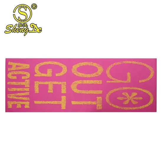 2025 Baby Play Gym Mat, Custom Printed PVC Yoga Mats Kind Mat Age All Ages HS Code 39211990 Model NO. SDPVCYM Gender Men and - Image 3