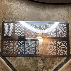 Colorful Embossed Designs Chemical Etching Stamping Nail Plates - Image 4