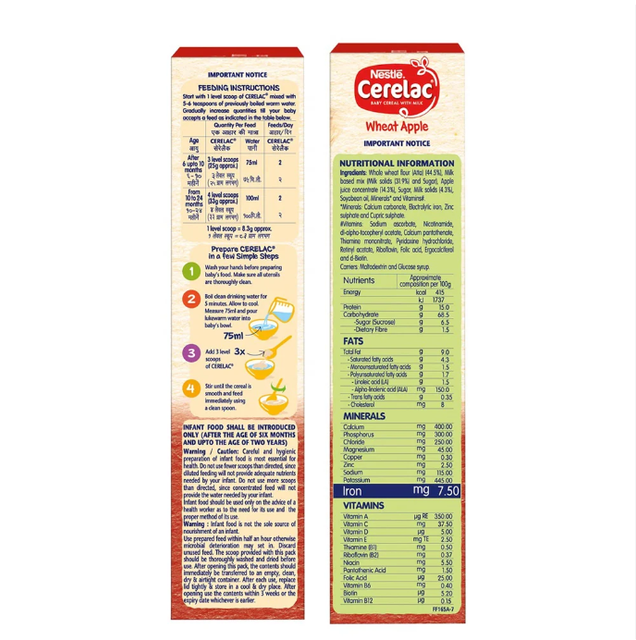 CERELACc Wheat Honey 500g tin infant cereal blend baby food snack halal Nestlee Malaysia mix container cheap free - Image 4
