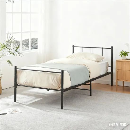Modern Detachable Iron Bed Frame for Easy-Assembly Wholesale Bedrooms - Image 5
