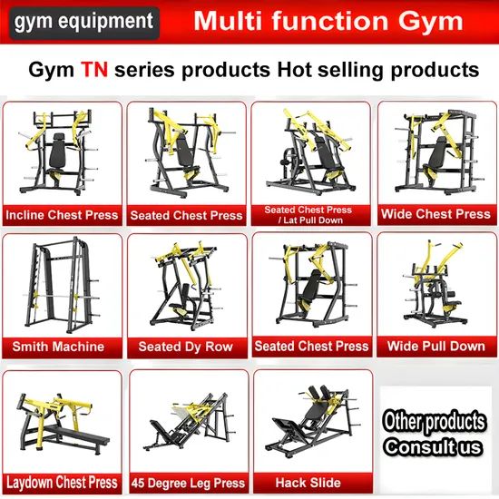 Fitness Equipment Plate Loaded Gym Trainer Strength ISO-Lateral Rowing Benches & Racks Machine Rower - Image 5