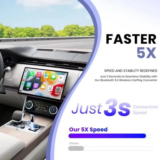 New Style Wireless Carplay Adapter 2 in 1 Android Auto Dongle Adapter - Image 3