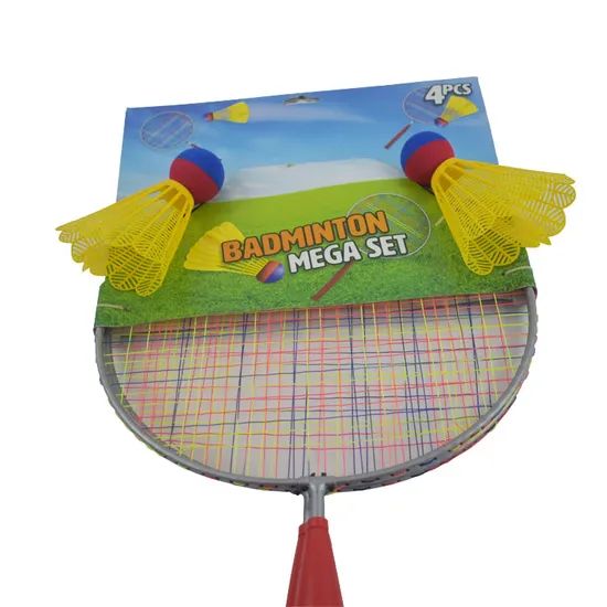 Jumbo Badminton Rackets Set for 2 Rackets and Shuttlecocks for Kids Sports Equipment - Image 2