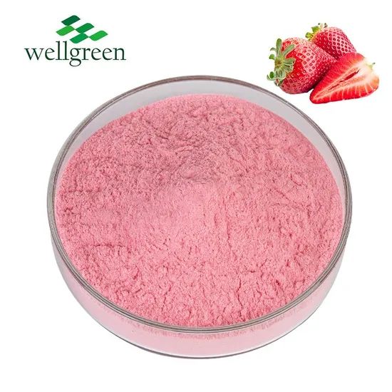 Wellgreen Fruit Powder Strawberry Juice Powder Strawberry Powder - Image 2