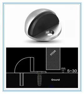 Stainless Steel Door Stopper Door Catch Payment T/T Color Silver Type Door Stop Control Manual Technics Casting Usage Normal - Image 6