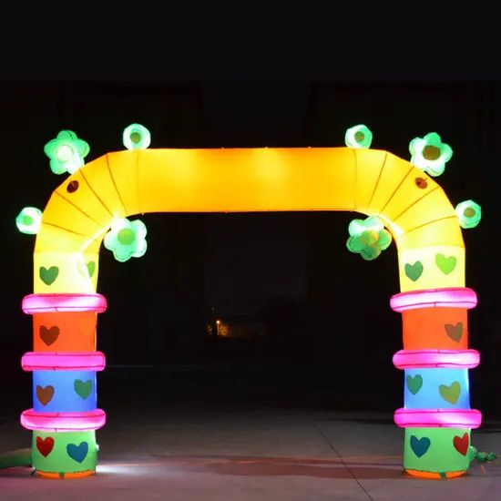 Wholesale Customization Advertising Inflatables Products Inflatable Start Finish Line Arch LED Inflat Arch Price Custom Inflatable Christmas Arch - Image 2