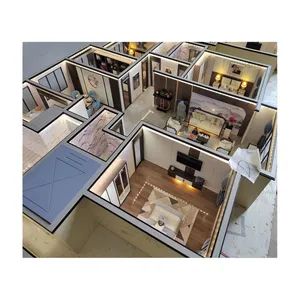 Professional Custom Modern Residential Interior Space Miniature Scale Model - Image 5