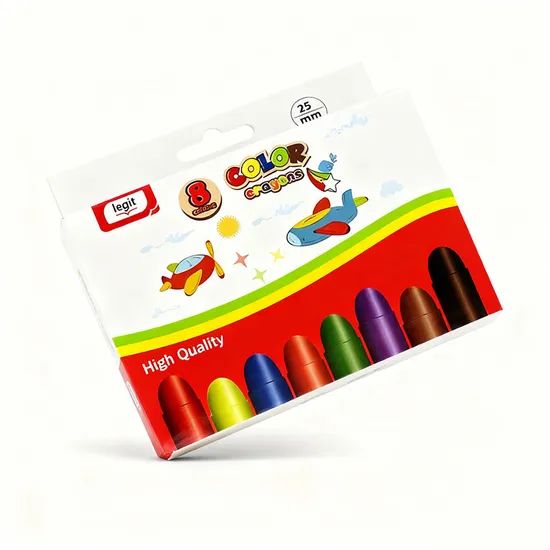 High Quality Washable Kids Drawing Tools Smooth Wax Crayon Model 71601 Origin China HS Code 96099 Packaging Set Model NO. - Image 5