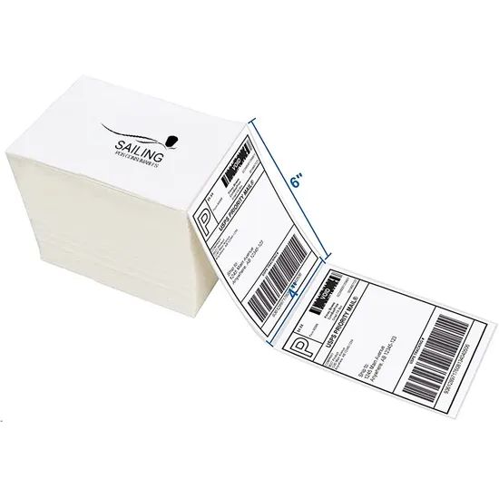 Self Adhesive Direct Thermal Sticker Paper Barcode Label Shipping Label - Image 1