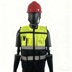 Customizable Logo Lightweight Protection Reflective Vest for Traffic Direction - Image 2