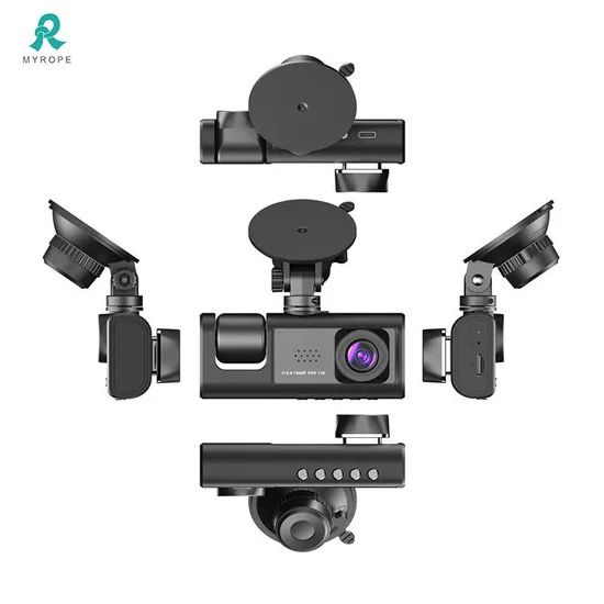 DVR Cars Dash Cam Black Box for Car Accessories 3 Channel Front and Rear Dash Camera 1080P - Image 6