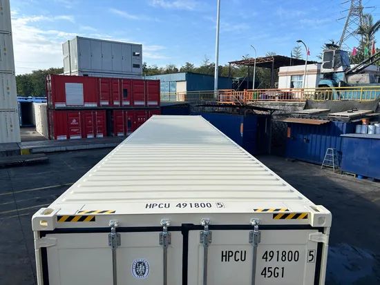 Standard Shipping Cargo Dry Container Beige Storage Container - Image 4
