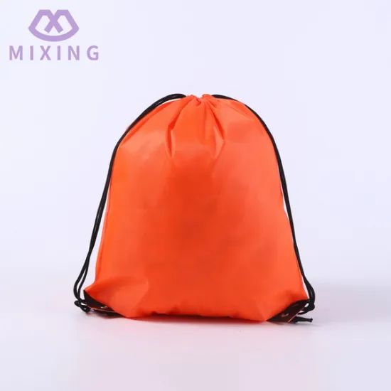 Wholesale 210d Sports Waterproof Polyester Nylon Drawstring Backpack Promotional for Kids - Image 2