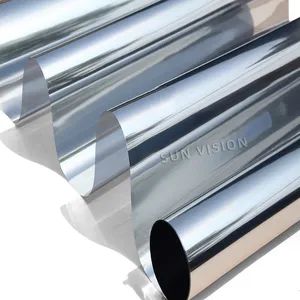 Mirror Silver Reflective Window Tinted Film One Way Vision Building Decorative Films - Image 5