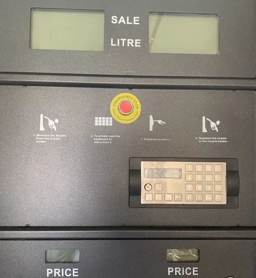 Two Split Screen Fuel Dispenser Blue Display - Image 6