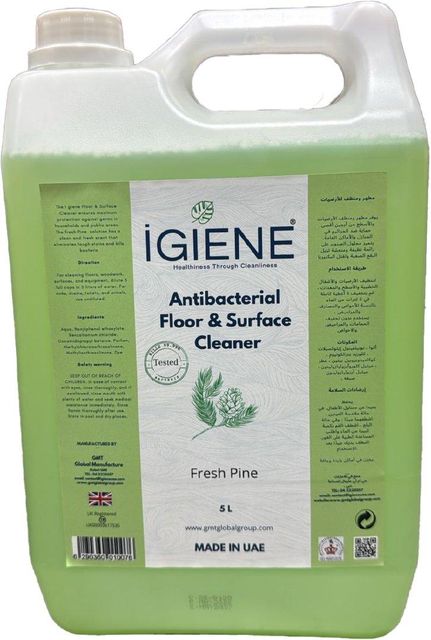 All Purpose Cleaner. Antibacterial Floor Cleaner 5L Size 5Liters Weight (kg) 5.2 Place of Origin UAE Dubai Certification ISO - Image 3