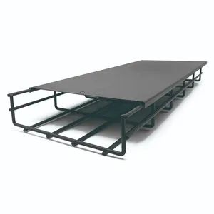 High Quality Galvanized Steel Wire Mesh Cable Tray Bracket with Connector Accessories - Image 3