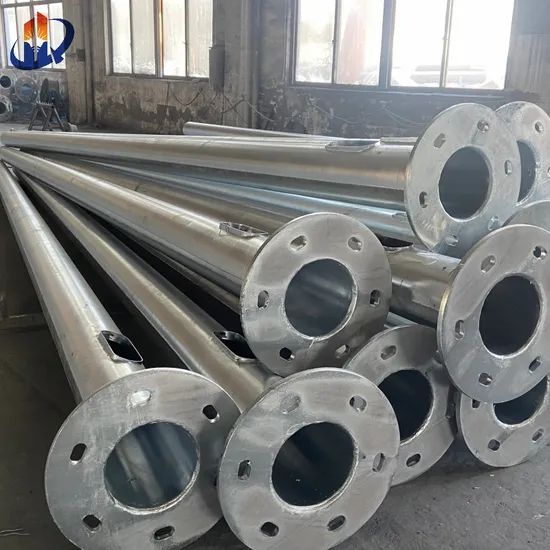 Single Arm 10m 11m 12m Metal Galvanized Steel Used Street Light Pole - Image 2