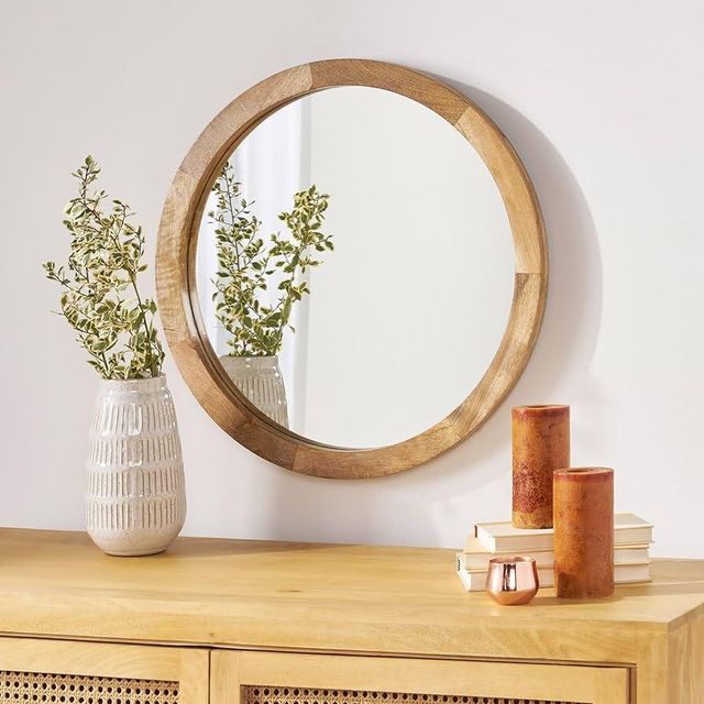 Mango wood frame with glass - Image 1