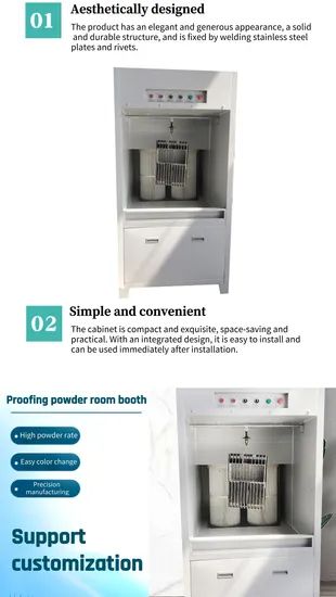Small Powder Coat Spray Cabinet Manual Spraying Booth Trademark Aohai Model NO. AH-PCB02 Voltage 100V -240V Specification - Image 2