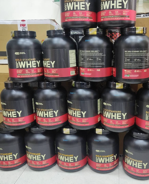 CONSISTENT SUPPLY OPTIMUM NUTRITION GOLD STANDARD WHEY PROTEIN SUPPLEMENT 5LB x 4 TUBS PER CARTON ON SALE - Image 4